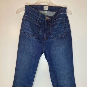 J. Crew Women's Dark Blue Boot Cut Jeans